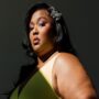 Lizzo wore a bridal gown to the beach