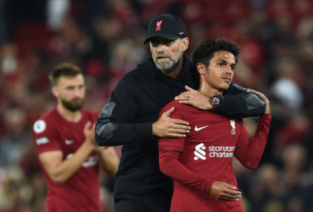 Darwin Nunez sees red as Liverpool held to home draw by Palace