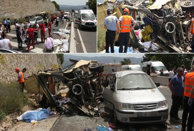 Several dead in Turkey when vehicles strike emergency personnel