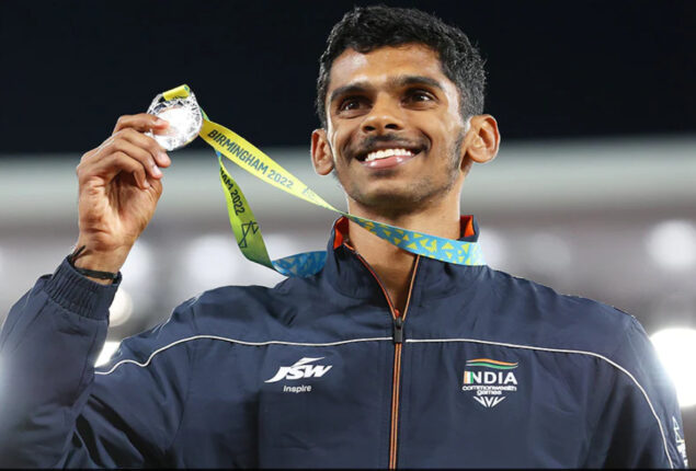 Murali Sreeshankar wins Silver Medal at CWG 2022