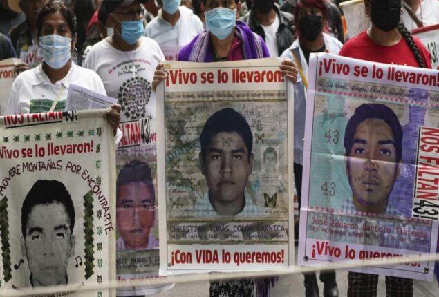 Parents of 43 missing Mexican kids applaud the former attorney general’s arrest