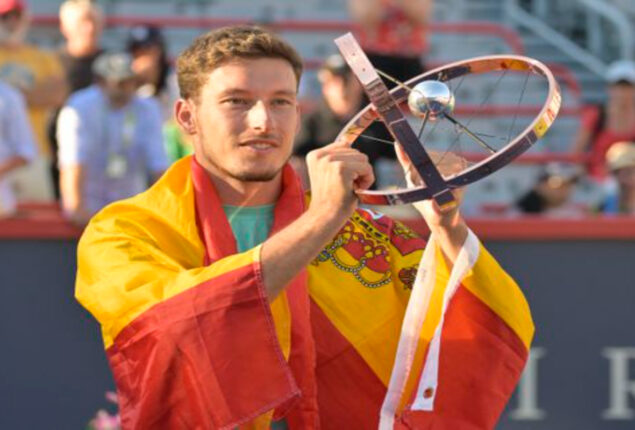 Pablo Carreno Busta downs Hurkacz for maiden Masters 1000 title