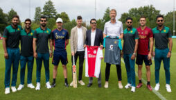 Watch: “When football meets cricket”