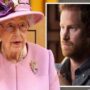 Queen snubs Prince Harry in shocking message