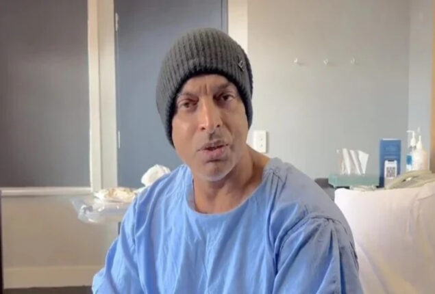 Shoaib Akhtar: Video message after knee surgery