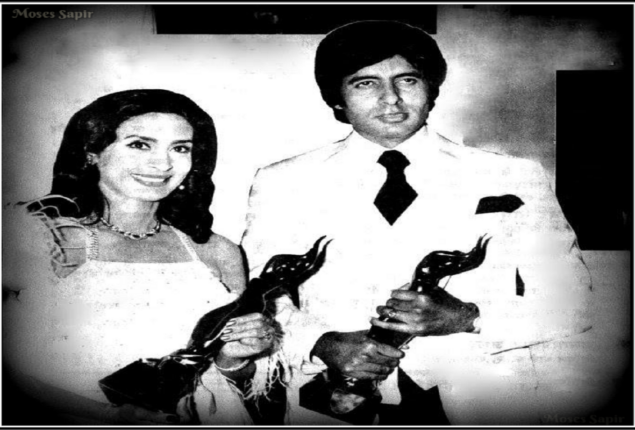 Amitabh Bachchan ‘almost fell off the scooter’ on seeing Nutan