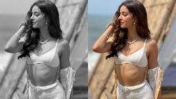 Ananya Panday slays chic in beachwear peony swimwear co-ords