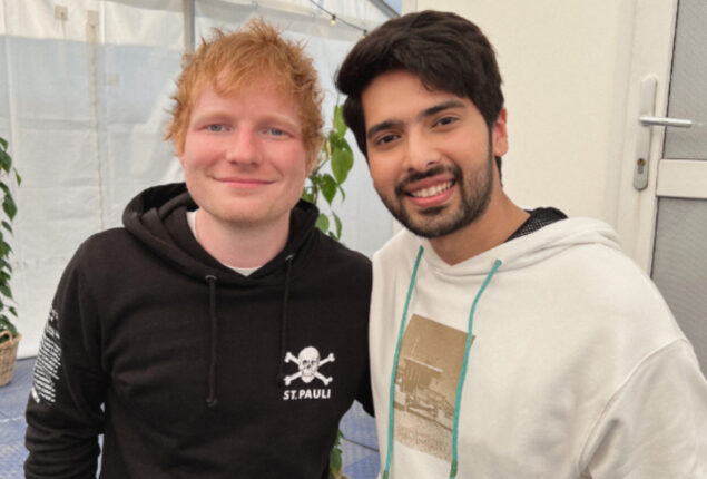 Armaan Malik meets Ed Sheeran in Copenhagen