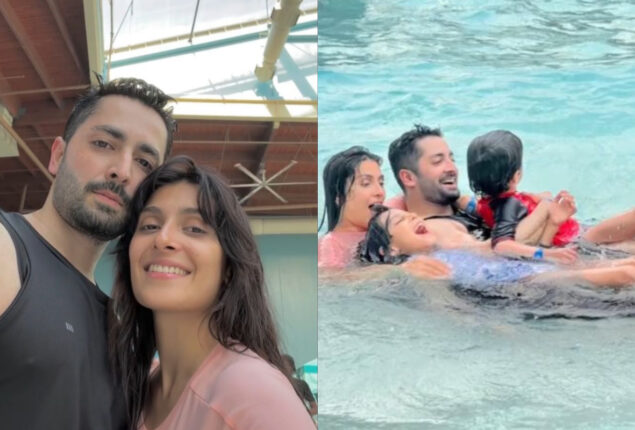 Ayeza Khan enjoys pool party with her kids, watch video