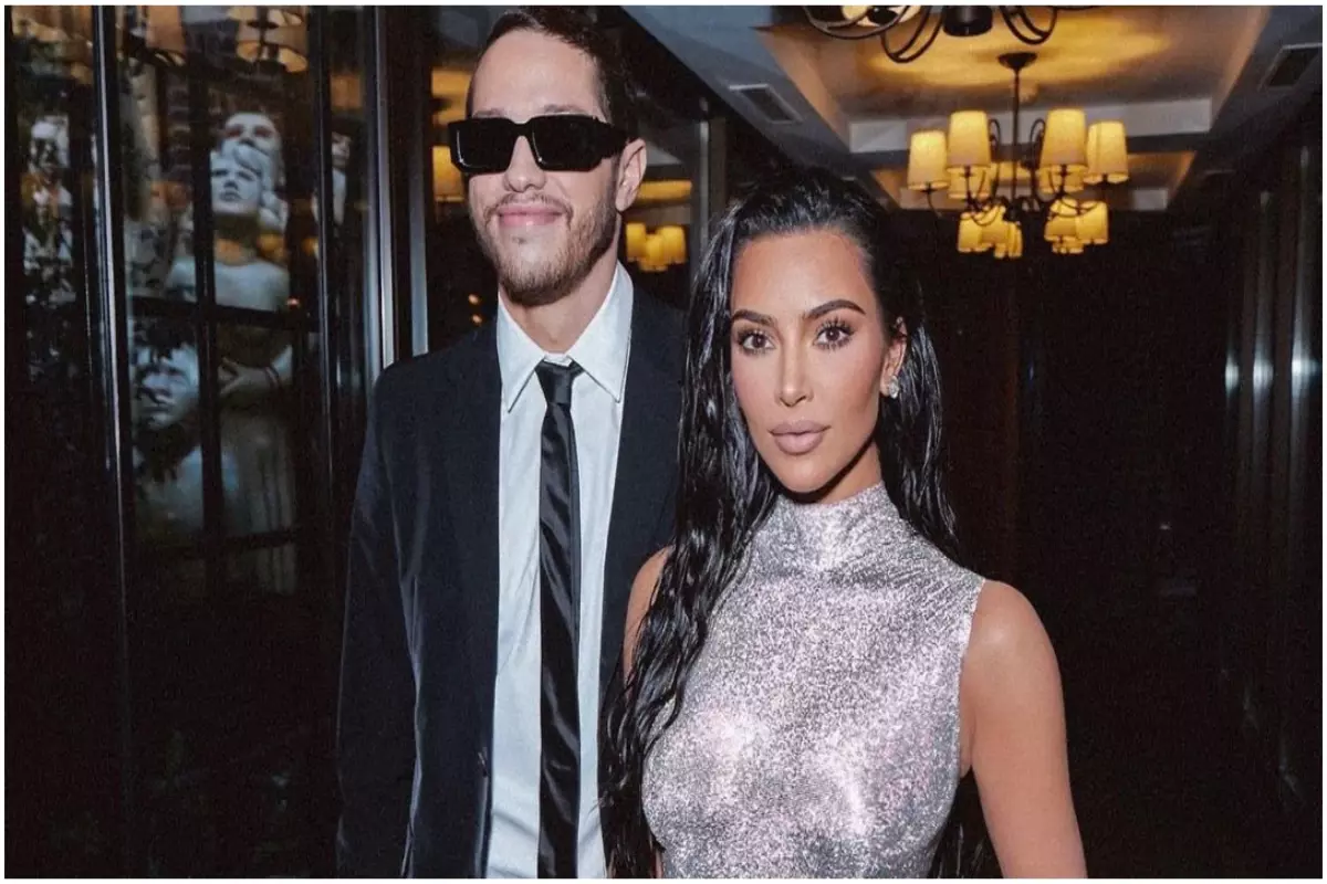 Pete Davidson and Kim Kardashian
