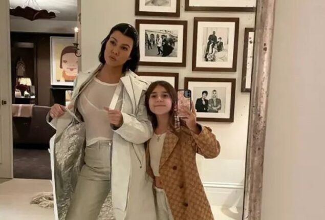 Kourtney Kardashian is under fire after her daughter Penelope Disick posted her cosmetic regimen on TikTok