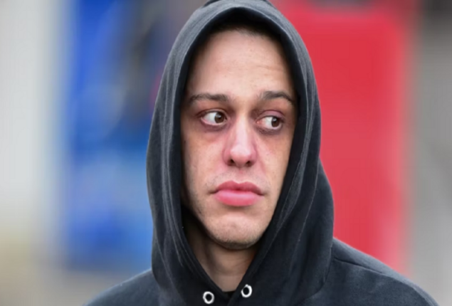 Pete Davidson looks upset in first picture after split with Kim Kardashian
