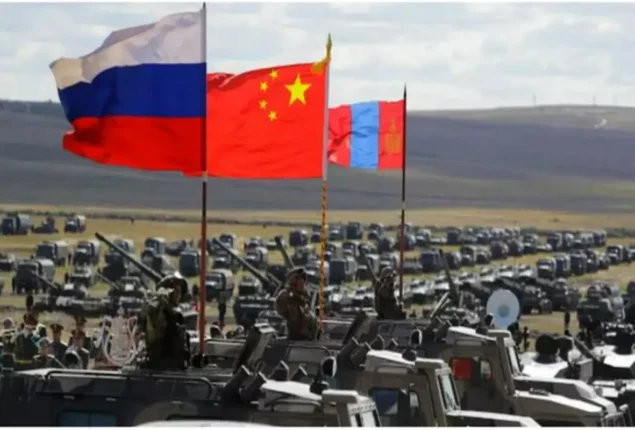 China is sending troops to Russia for a military drill
