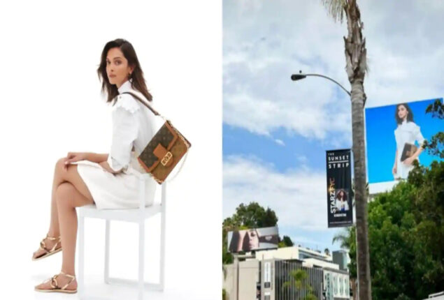 Deepika Padukone reacts to friend spotting her billboard in LA