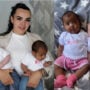 Unique mother give birth to black and white twins