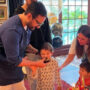 Saif Ali Khan serves cake to Taimur on his birthday