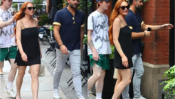 Lindsay Lohan day out with husband Bader Shammas in New York; See