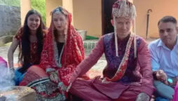 Russian man and Ukrainian girlfriend got married in Dharamsala