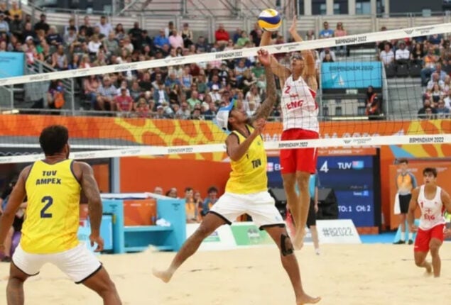 “Tu, tu, Tuvalu” heard all over beach volleyball stadium at Commonwealth Games 2022