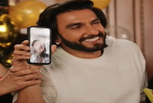Ranveer Singh wraps up his movie, Alia Bhatt joins via video call