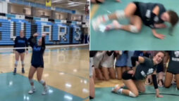 Watch: Video of volleyball players dancing to Bollywood song goes viral