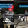 Domino’s agent delivers with pet dog on scooter