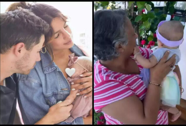 Priyanka Chopra shares photo of her daughter Malti Marie with nani