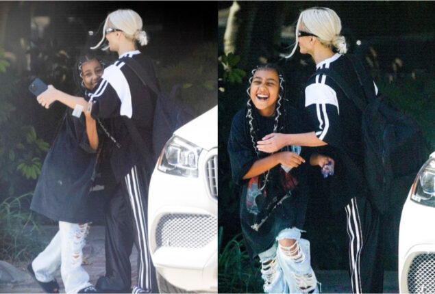 Kim Kardashian with daughter North West after art class in Los Angeles; See