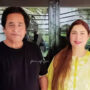 Syed Noor poses beautifully with his wife Saima Noor