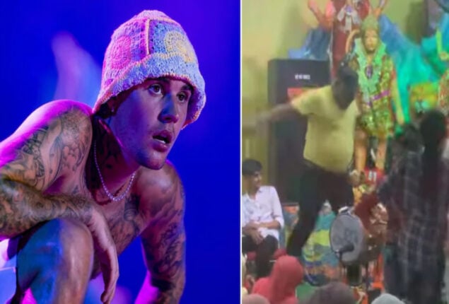 Watch: Justin Bieber shares video of Indian man playing jagrata drums