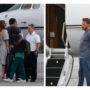 Ben Affleck is seen departing without his bride Jennifer Lopez