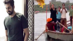 Ayushmann Khurrana shares video, fan asking to swim to meet him