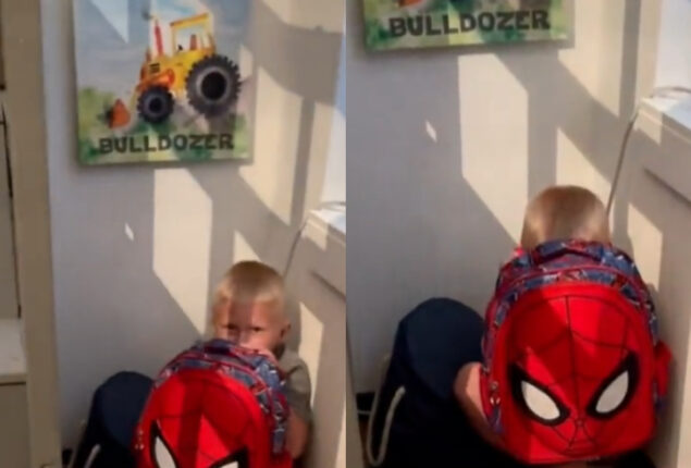 Watch Video: Mom teaches son what to do in a school shooting