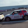 British stunt driver sets a new world record for parallel parking