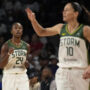 Jewell Loyd scores 26 focuses to lead Storm past Aces in Game 1