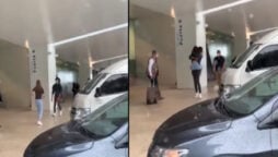 Watch: Girl runs towards boyfriend to hug him. What happens next