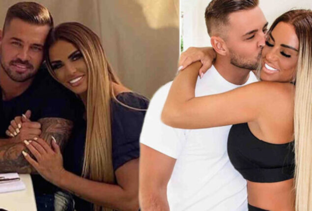 Katie Price dismissed rumours of split from her fiancé Carl Woods