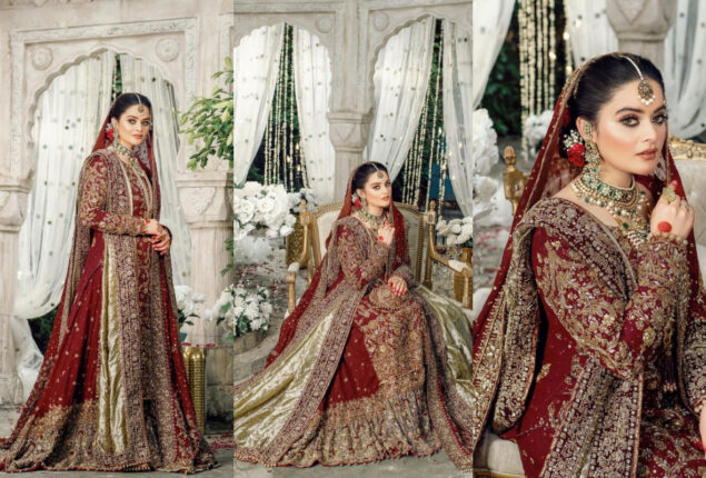 Minal Khan looks royal in latest bridal shoot