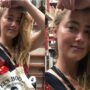 Amber Heard dropped jaws in floral red outfit during visit to a bookstore