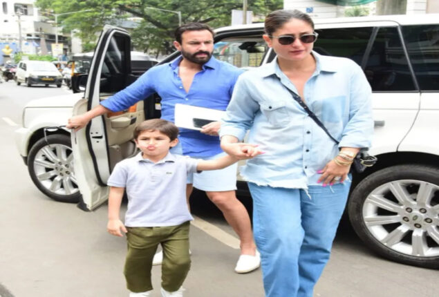 Saif Ali Khan and Taimur join Kareena Kapoor Khan for quality time