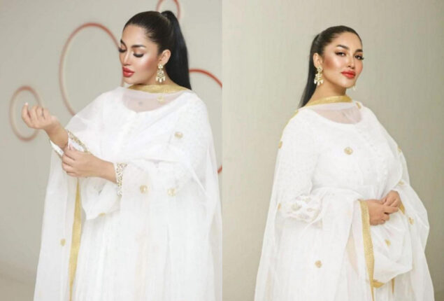 Mathira looks ravishing in white outfit, See photos