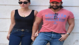 Kareena Kapoor, Saif Ali Khan play badminton at Pataudi Palace