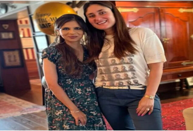 Kareena Kapoor and Saba Pataudi posed for photos on Instagram