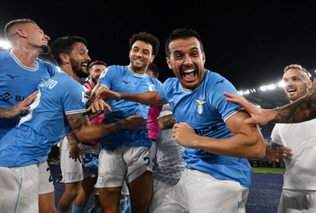 Lazio defeats Inter 3-1 to take top spot