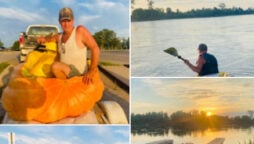 Read viral: Man set world record for driving pumpkin truck 30 miles