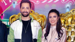 Ayeza Khan and Danish Taimoor with fans in New Jersey