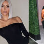 Kim Kardashian wears black bodysuit to tease Pete Davidson