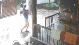 Watch: Kerala man catches younger brother falling terrace