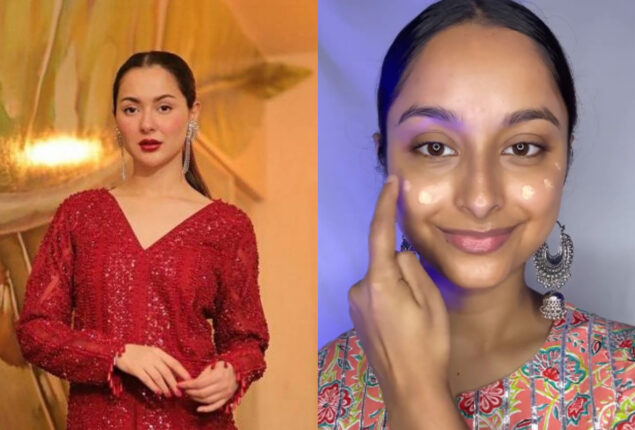 Indian Influencer recreates Hania Aamir’s drama look