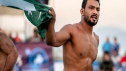 Inam Butt wins silver for Pakistan.